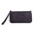 GUCCI BLACK SOHO WRISTLET BAG