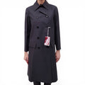 GUCCI CHARCOAL GREY DOUBLE BREASTED COAT - SIZE 40