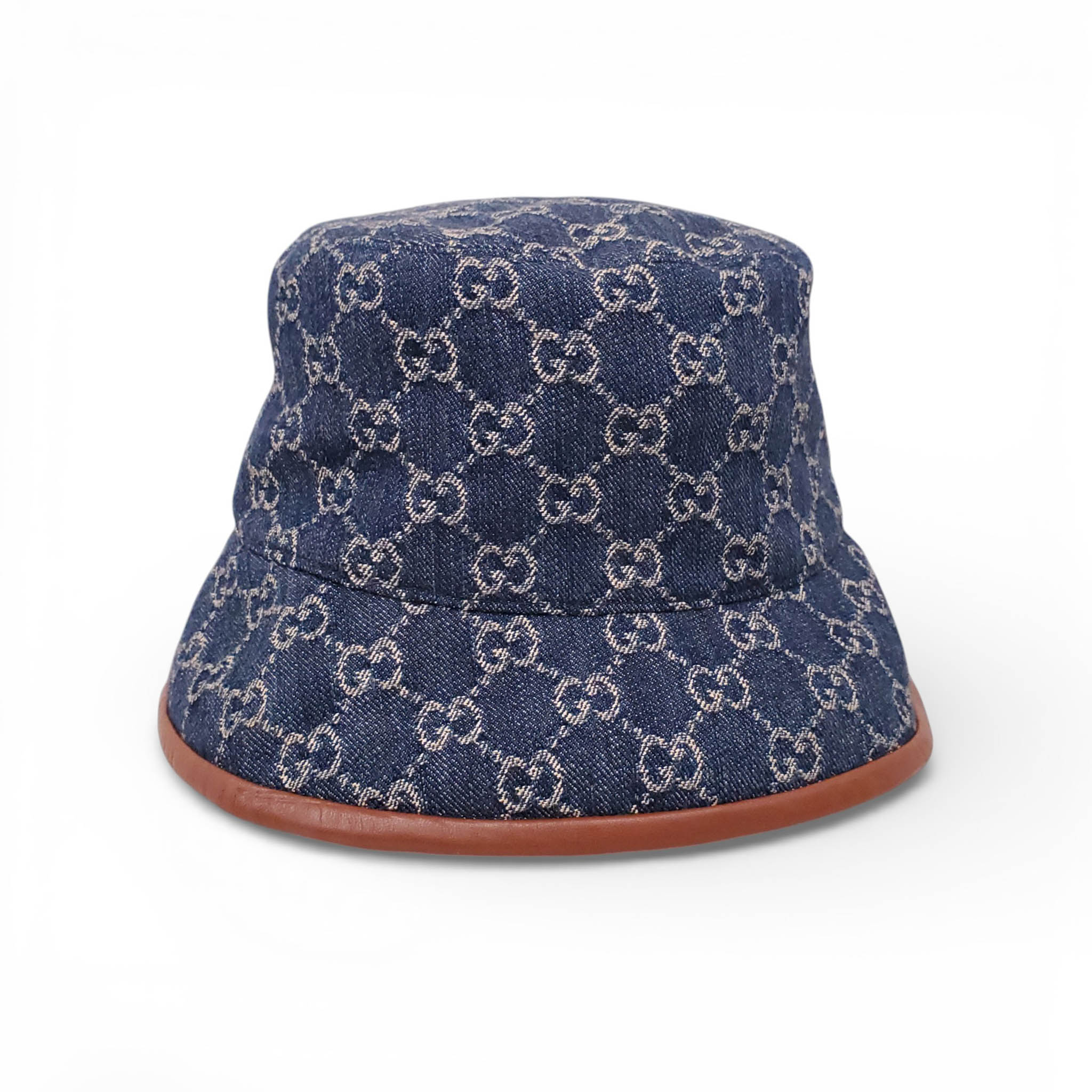 GUCCI DENIM BUCKET HAT - SIZE L