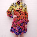 GUCCI FLORAL SILK DRESS - SIZE 40