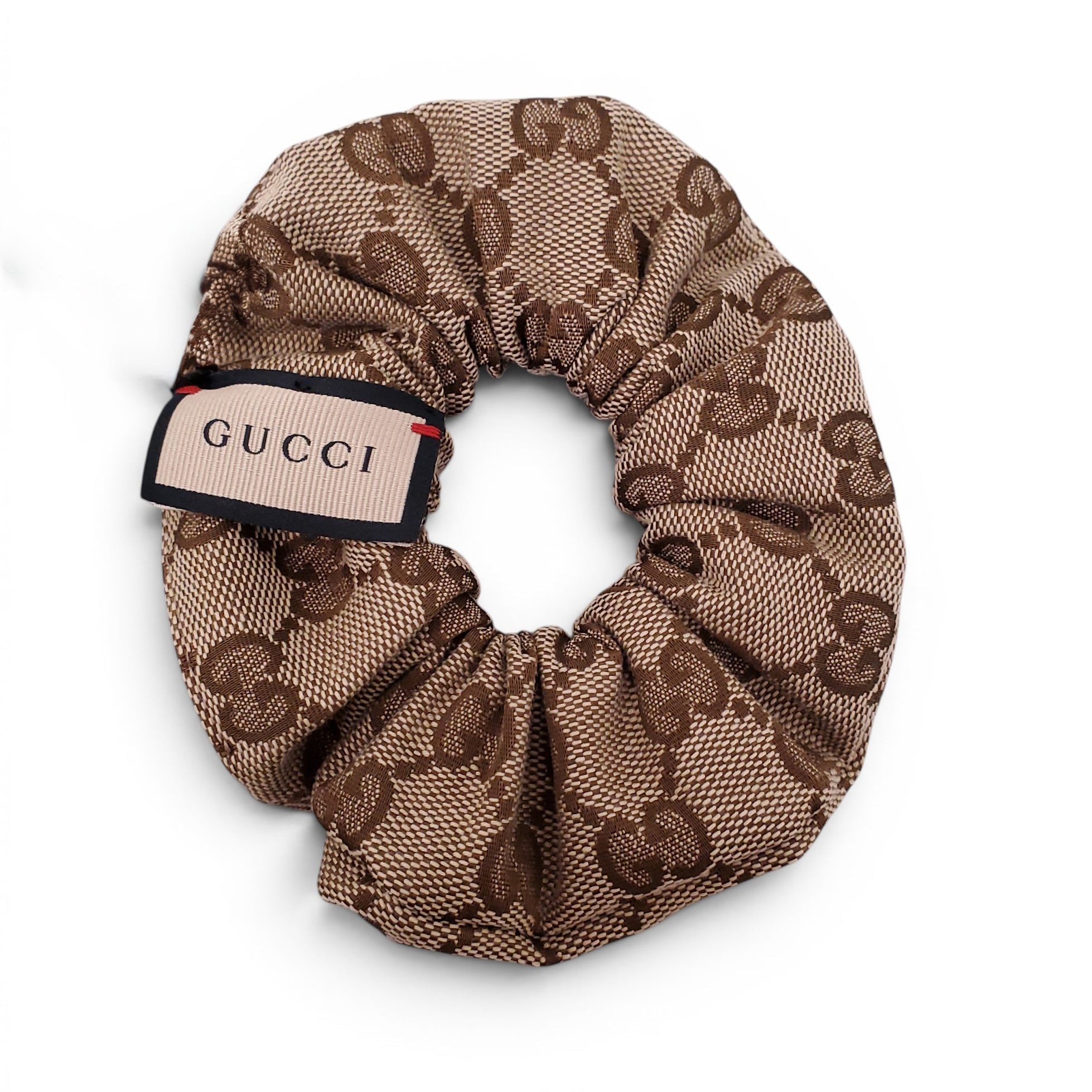 GUCCI LOGO MONOGRAM SCRUNCHIE