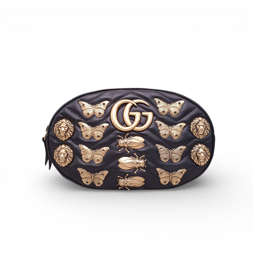 GUCCI MARMONT STUDS BELT BAG