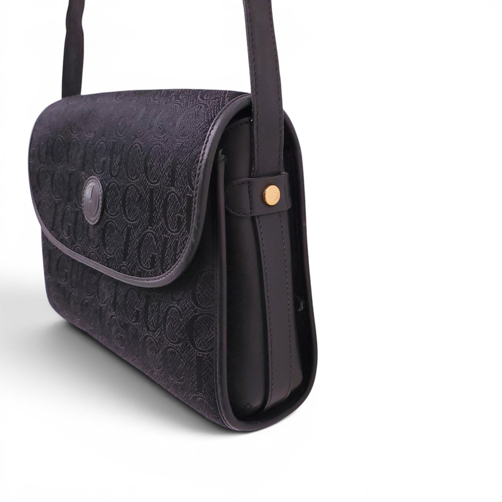 GUCCI MONOGRAM VINTAGE SATCHEL BAG