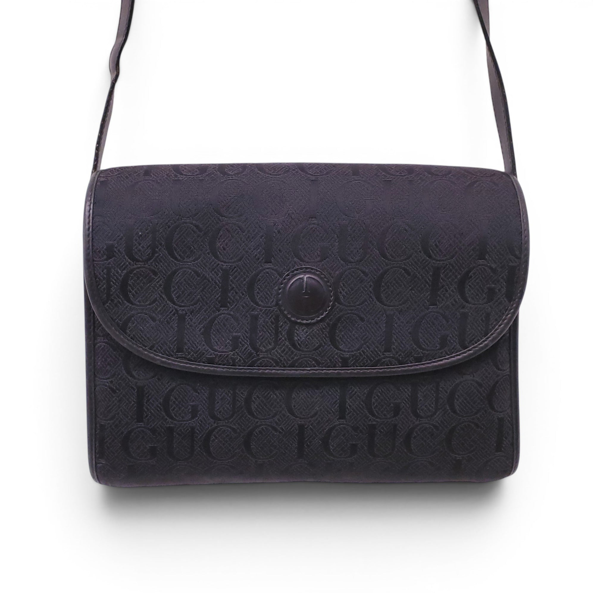 GUCCI MONOGRAM VINTAGE SATCHEL BAG