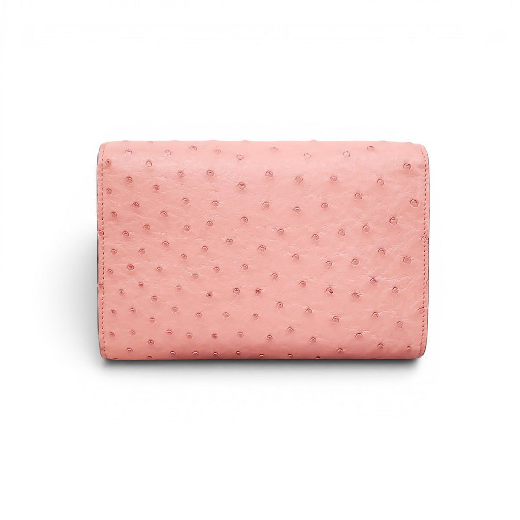 GUCCI PINK OSTRICH DIONYSUS BAG