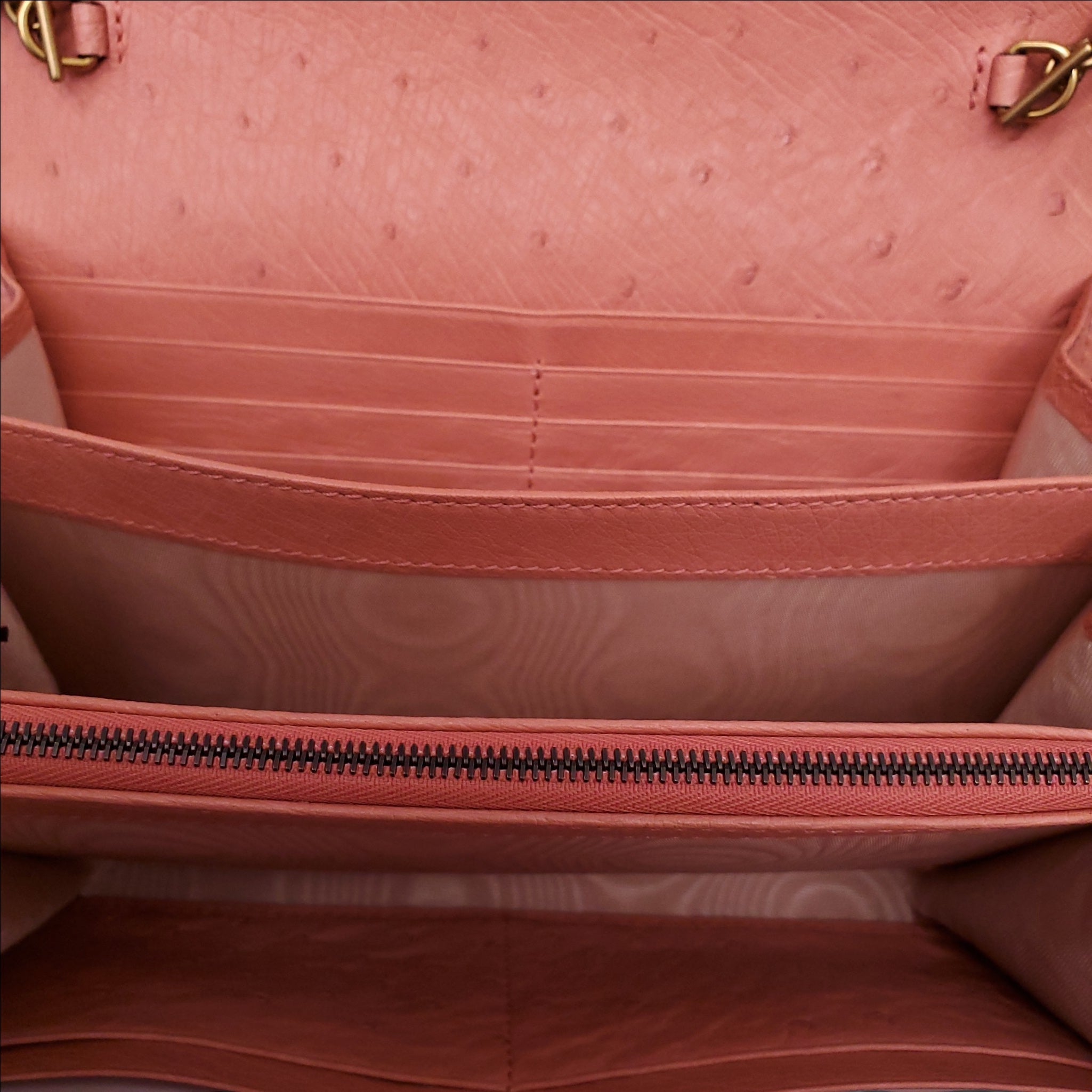 GUCCI PINK OSTRICH DIONYSUS BAG