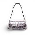 GUCCI SILVER METALLIC HORSEBIT CHAIN BAG