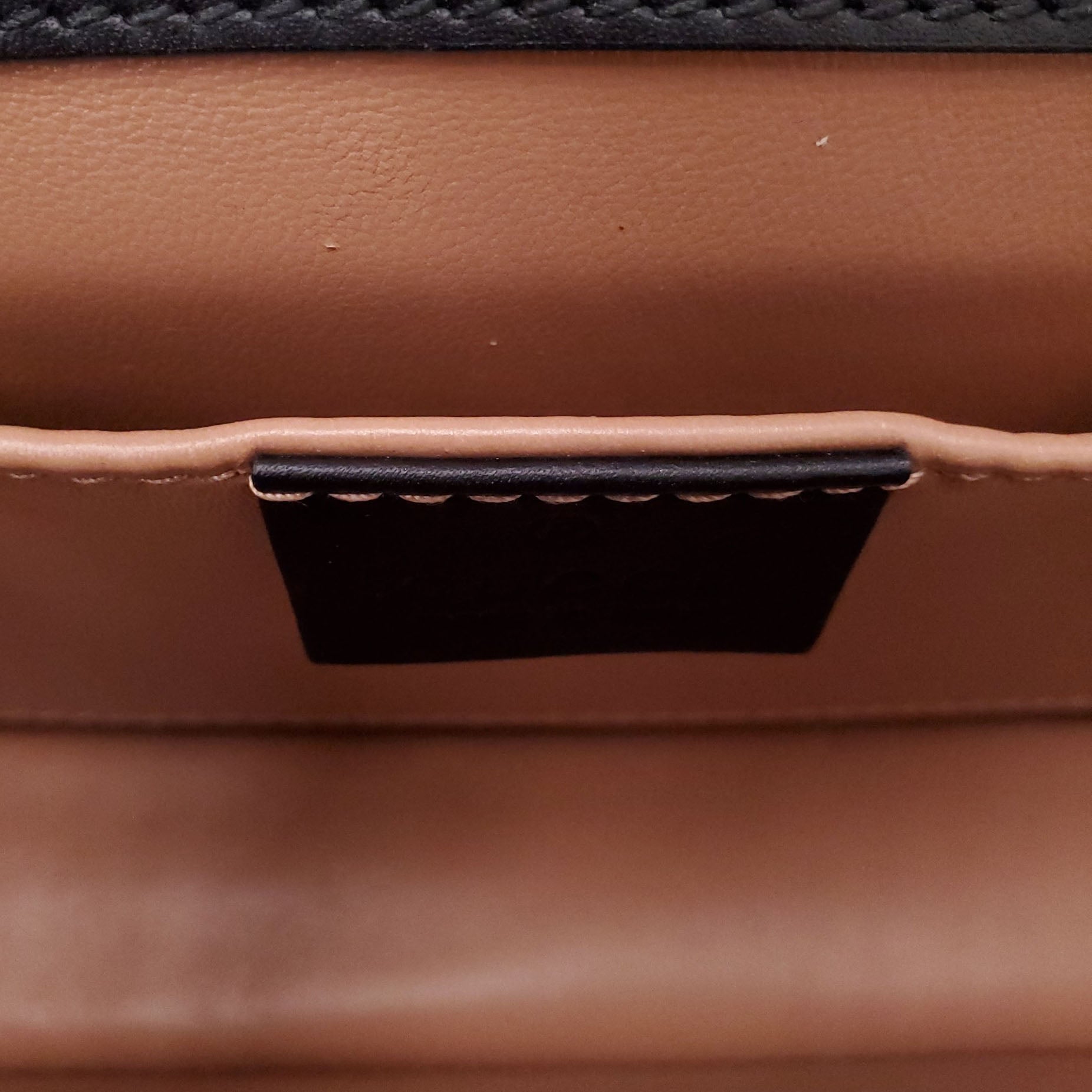 GUCCI SNAKESKIN-TRIMMED BLACK LILITH CHAIN BAG