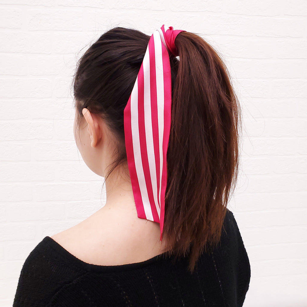 GUCCI X ADIDAS PINK LOGO SILK TWILLY