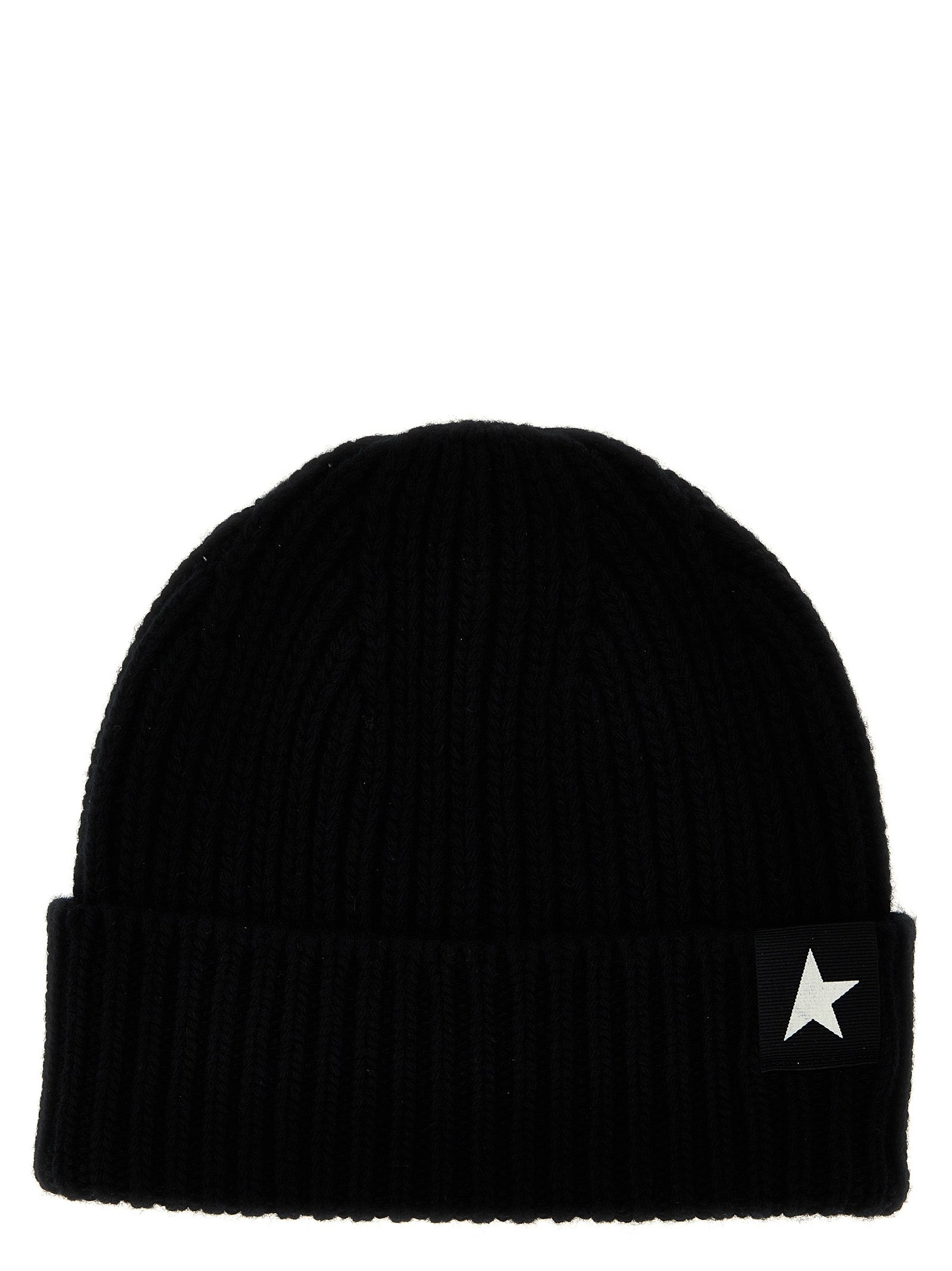 Golden Goose Men Logo Label Beanie