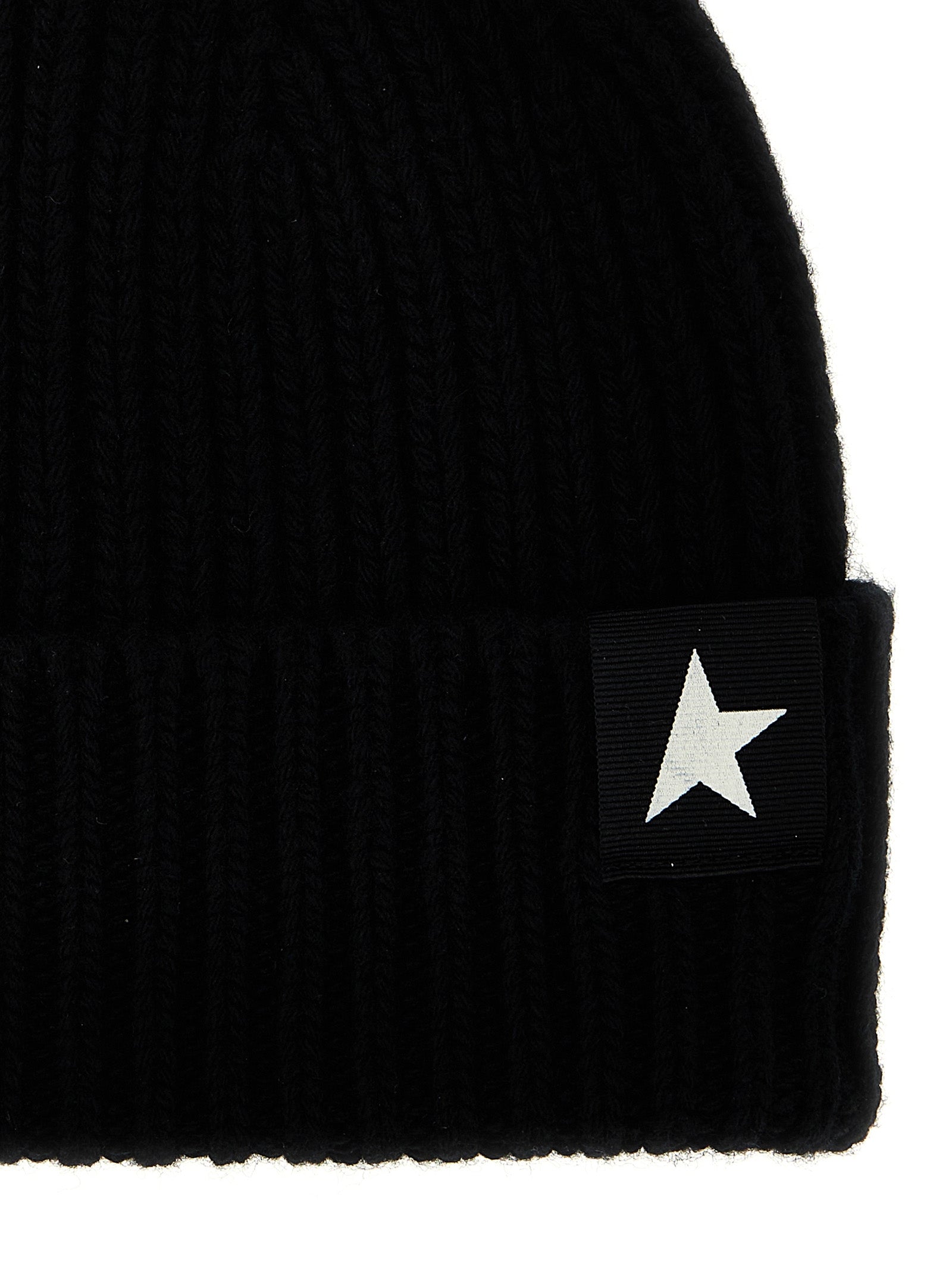 Golden Goose Men Logo Label Beanie