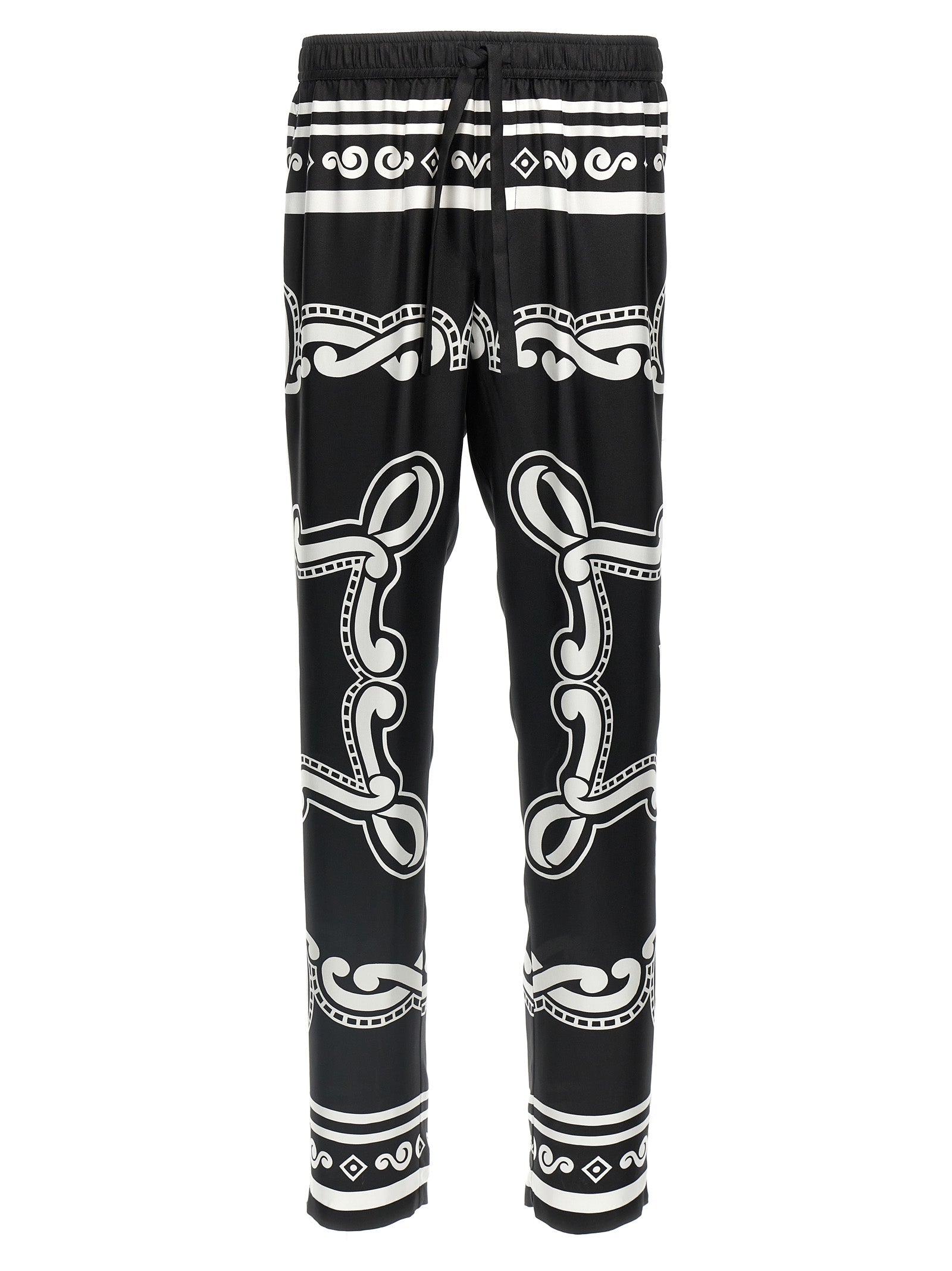 Dolce & Gabbana Men Silk Pants