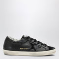 Golden Goose Super-Star Black Low Trainer With Rhinestones Women