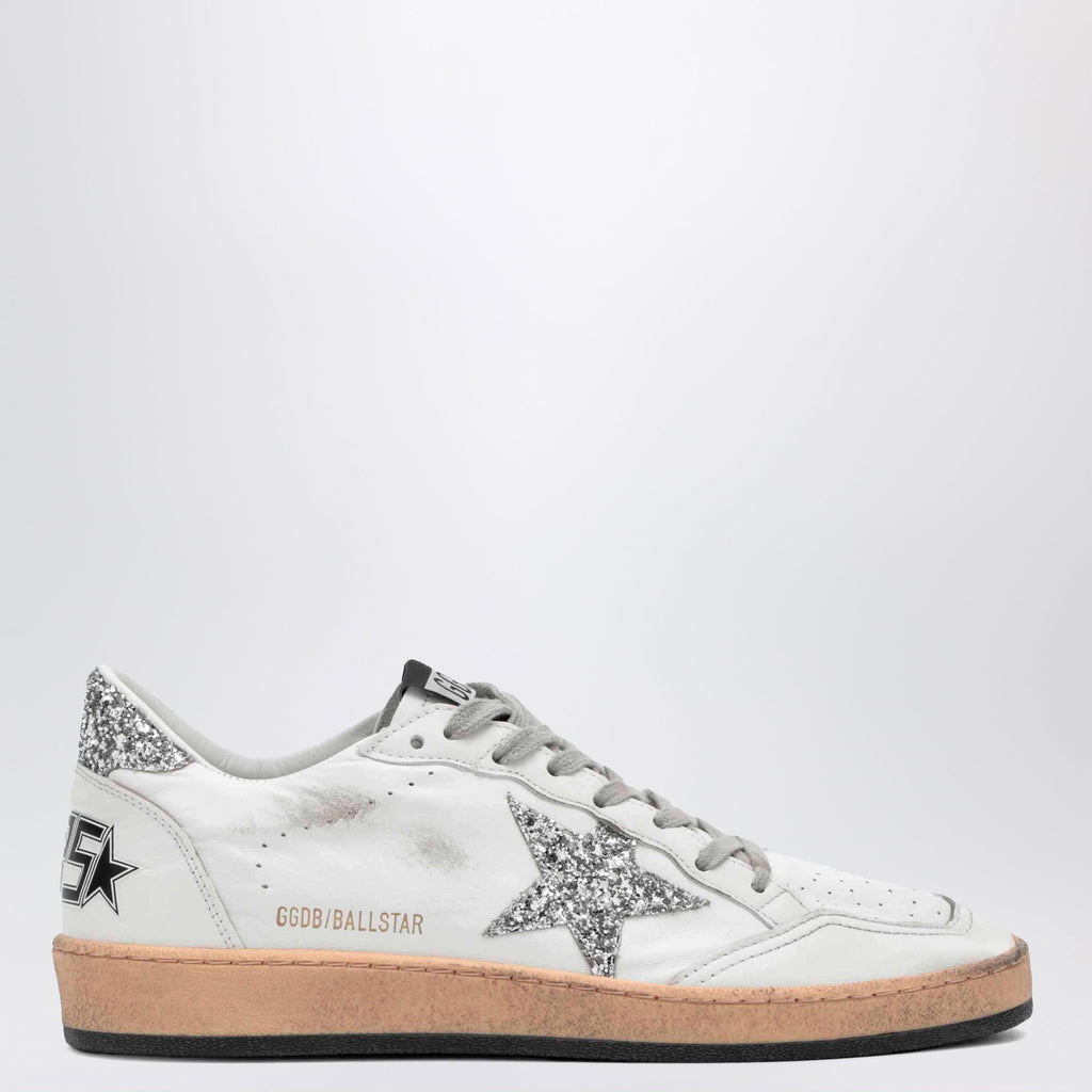 Golden Goose Ball Star White/Silver Trainer Women