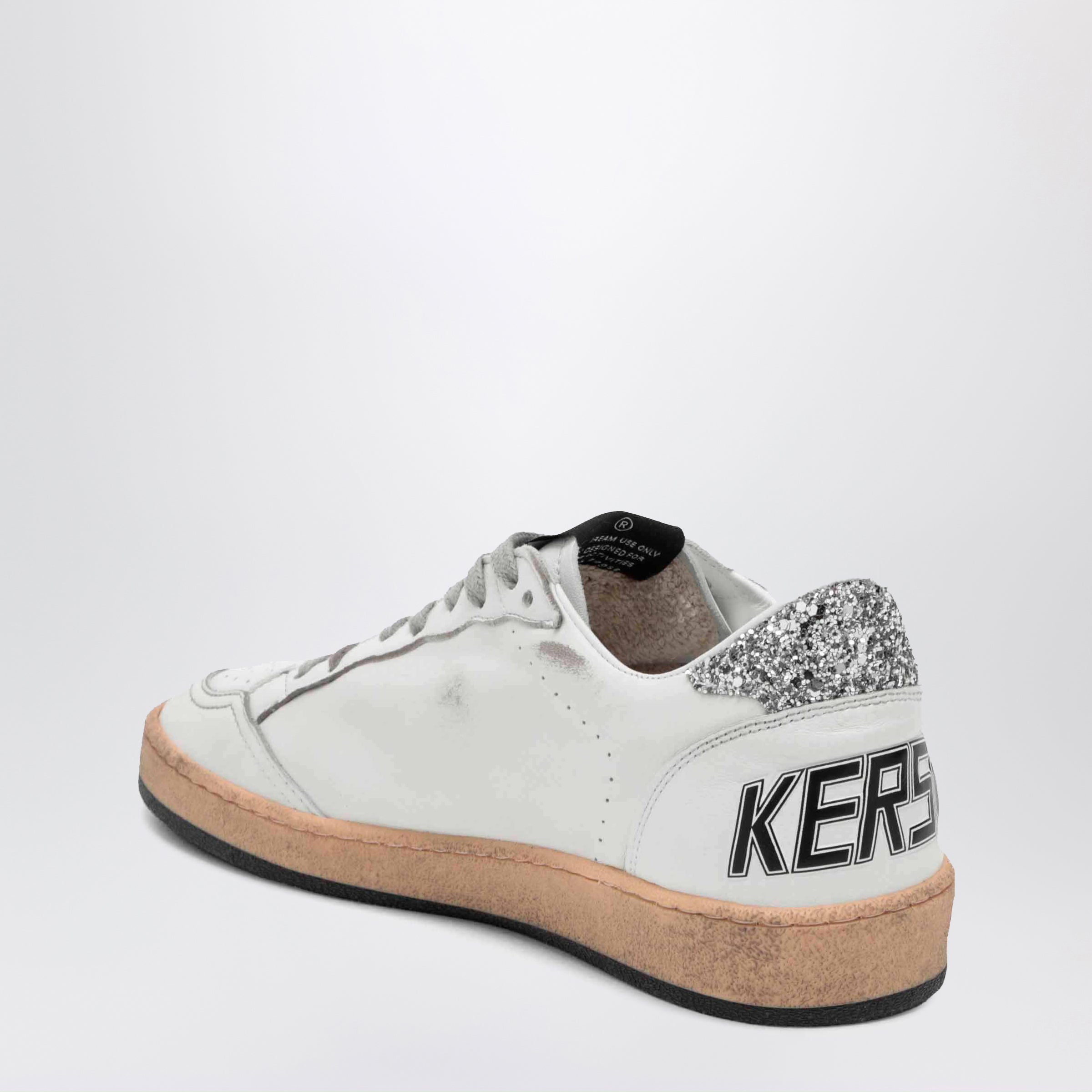 Golden Goose Ball Star White/Silver Trainer Women