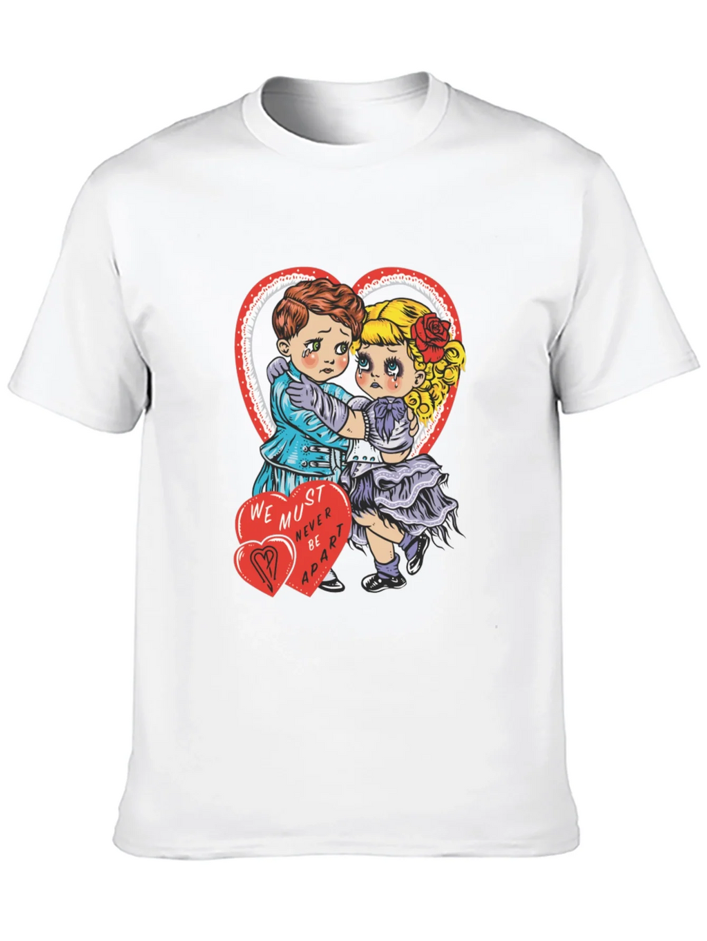 Sad Lovers Graphic Tee - Heart Valentines