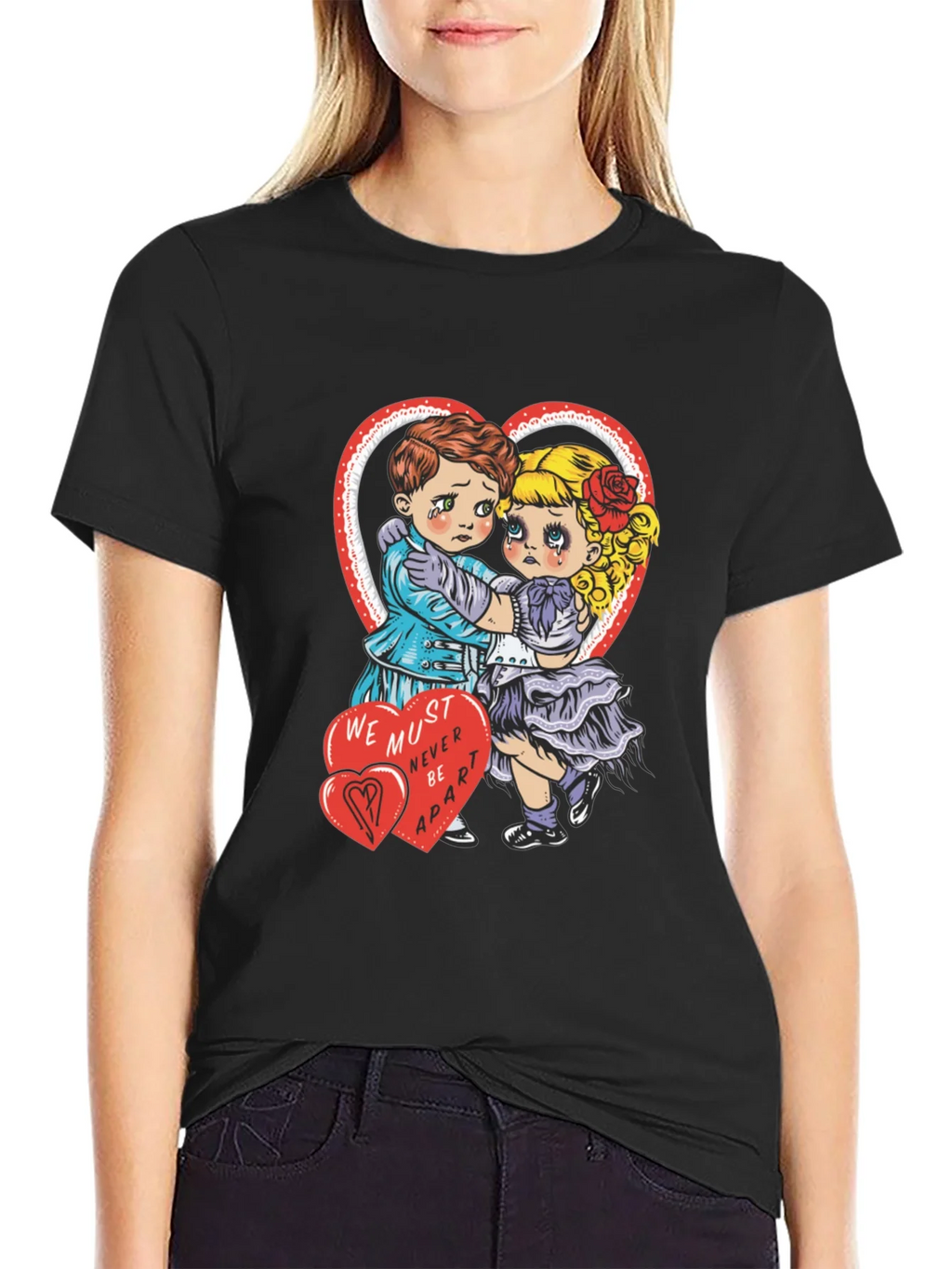 Sad Lovers Graphic Tee - Heart Valentines