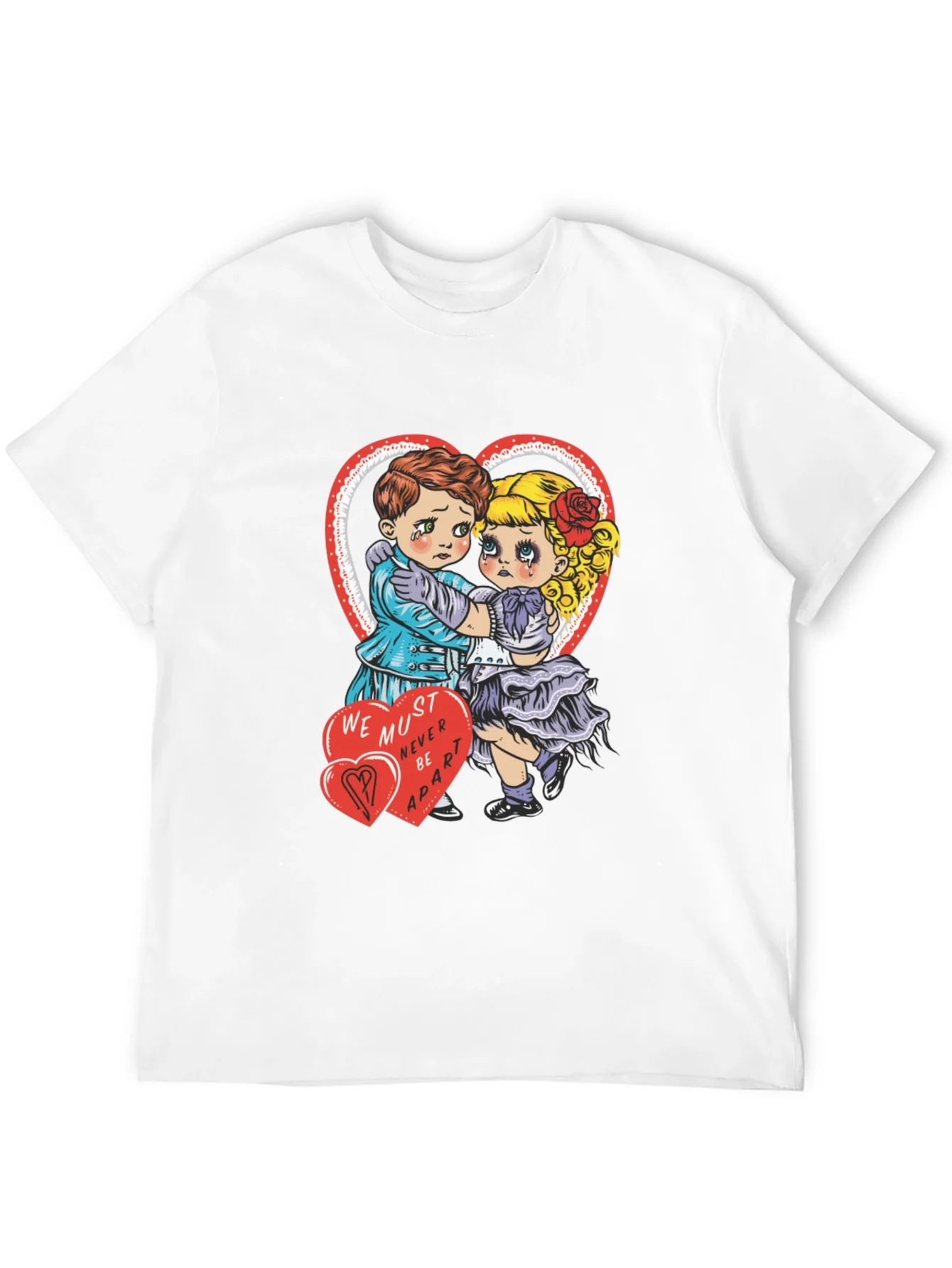 Sad Lovers Graphic Tee - Heart Valentines