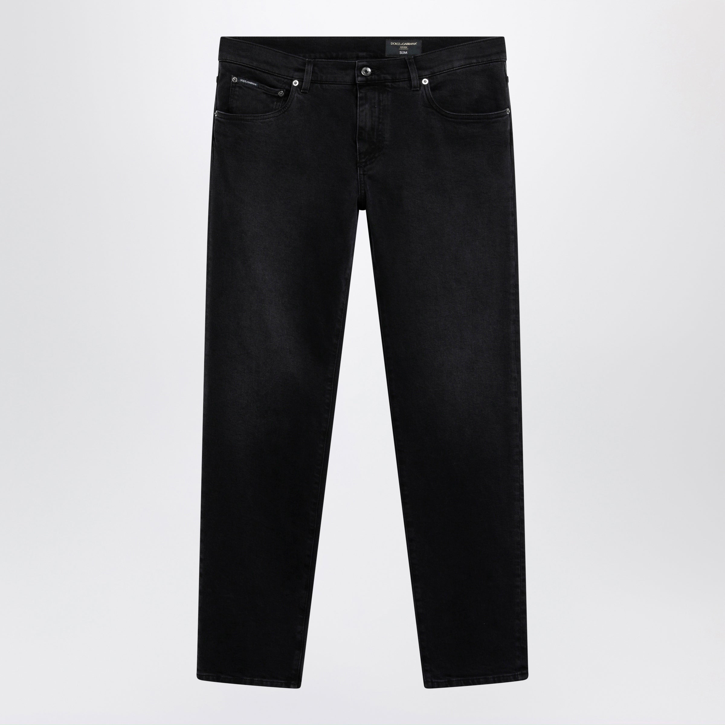 Dolce&Gabbana Stretch Jeans In Grey Denim Men