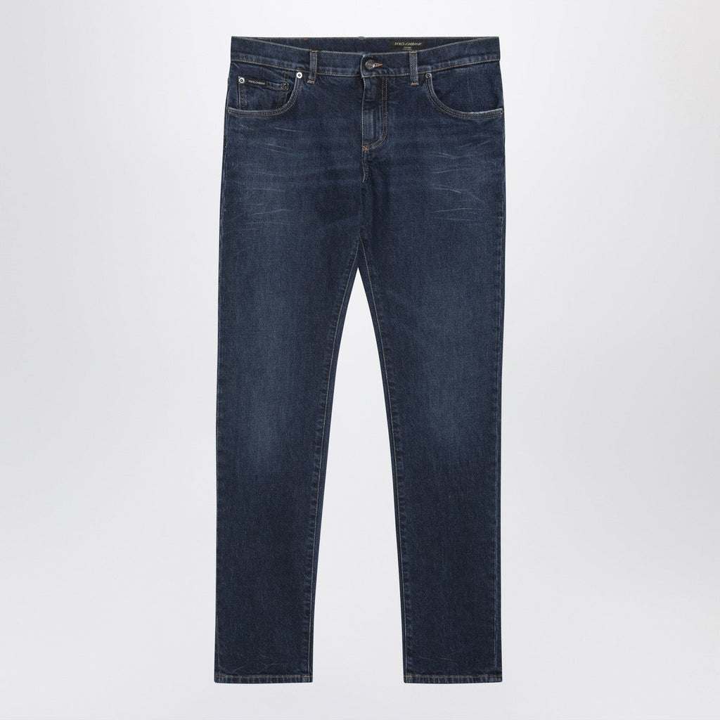 Dolce&Gabbana Blue Skinny Jeans Men