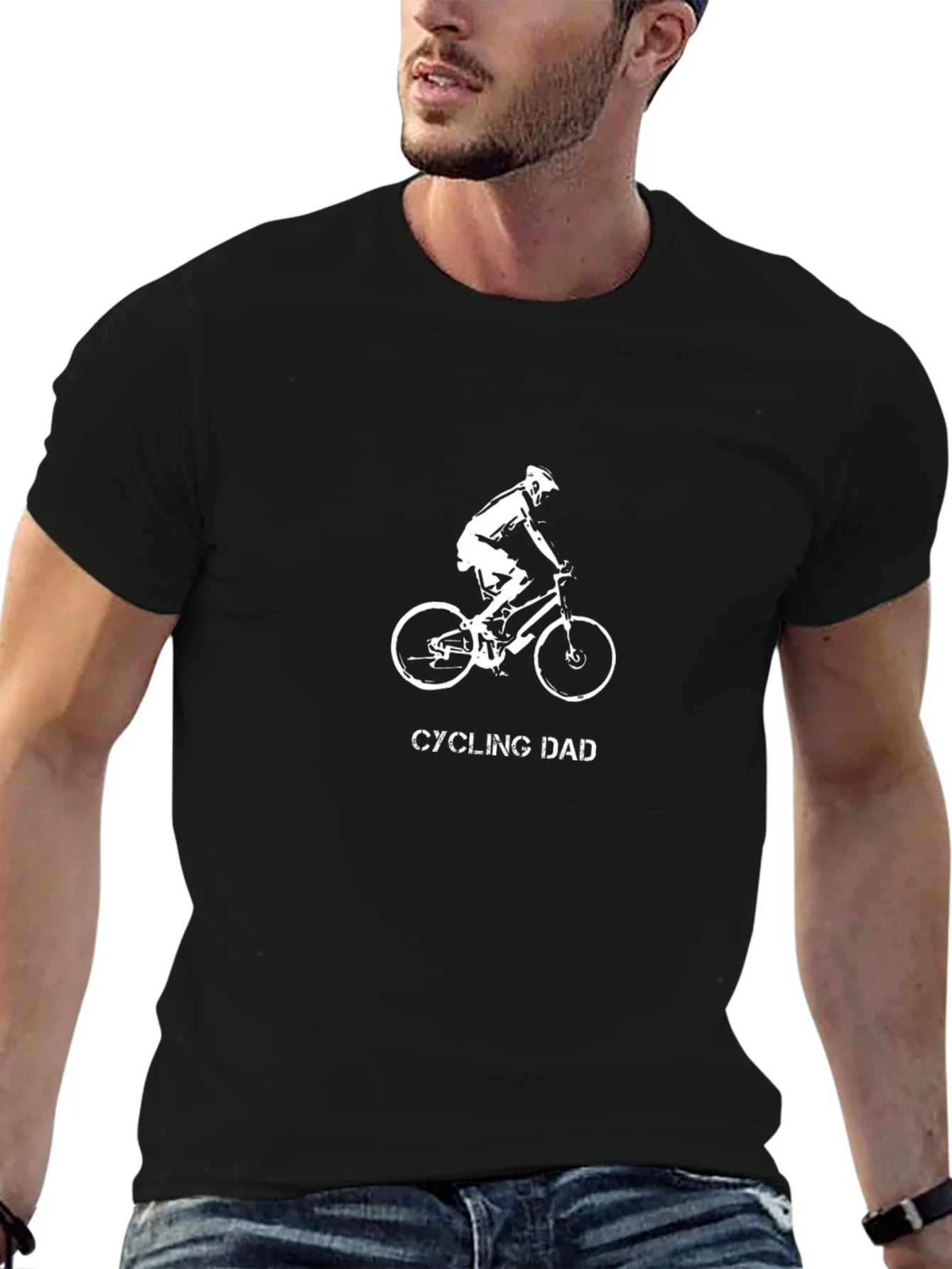 Cycling Dad T-Shirt - Mountain Bike Graphic Tee
