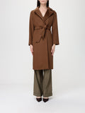 Max Mara Studio Coat Woman Brown
