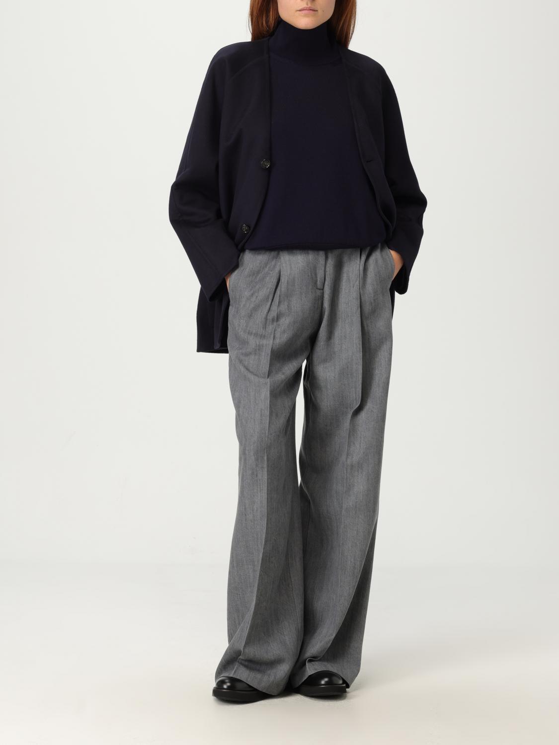 Bottega Veneta Coat Woman Blue