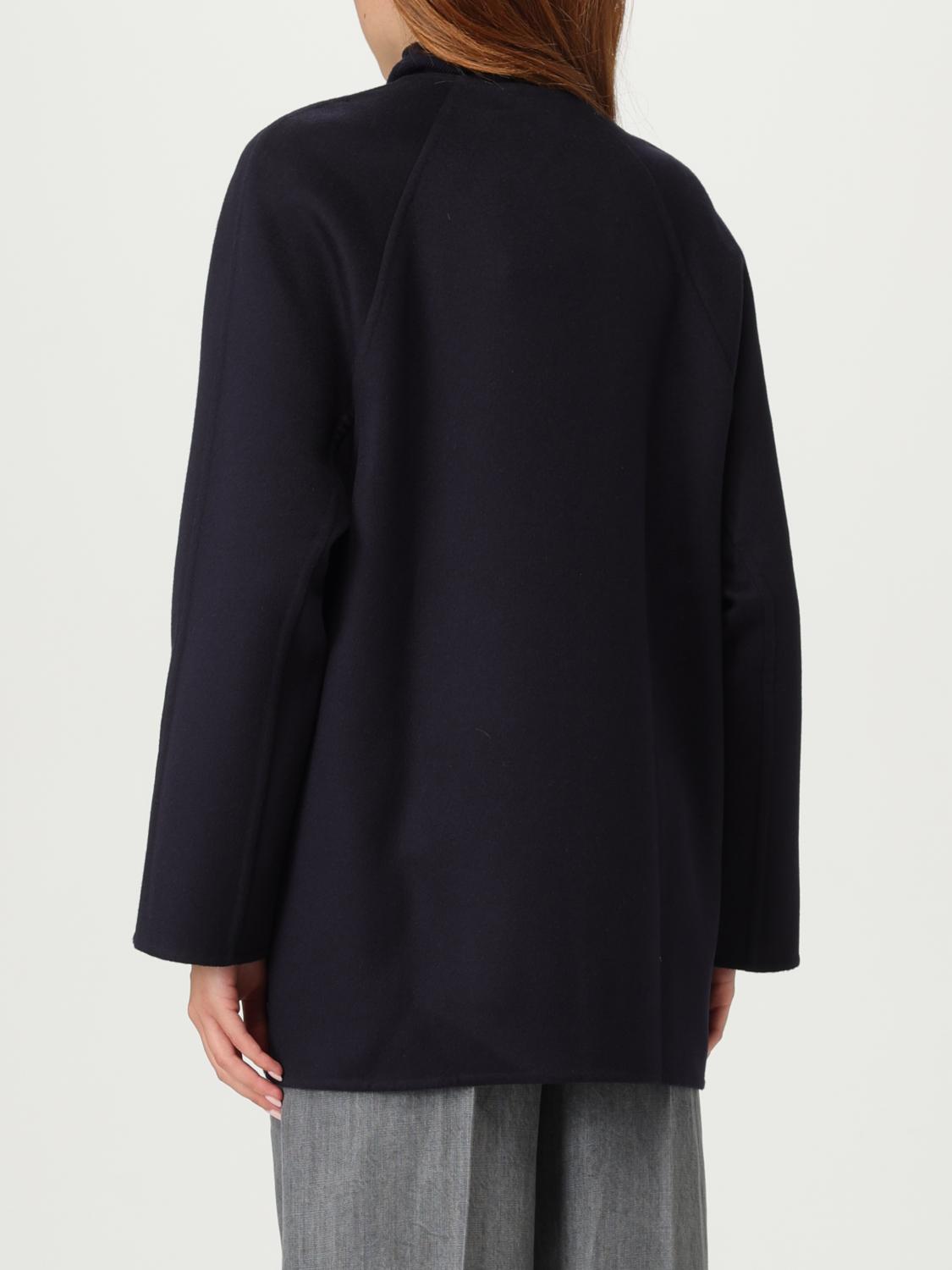 Bottega Veneta Coat Woman Blue