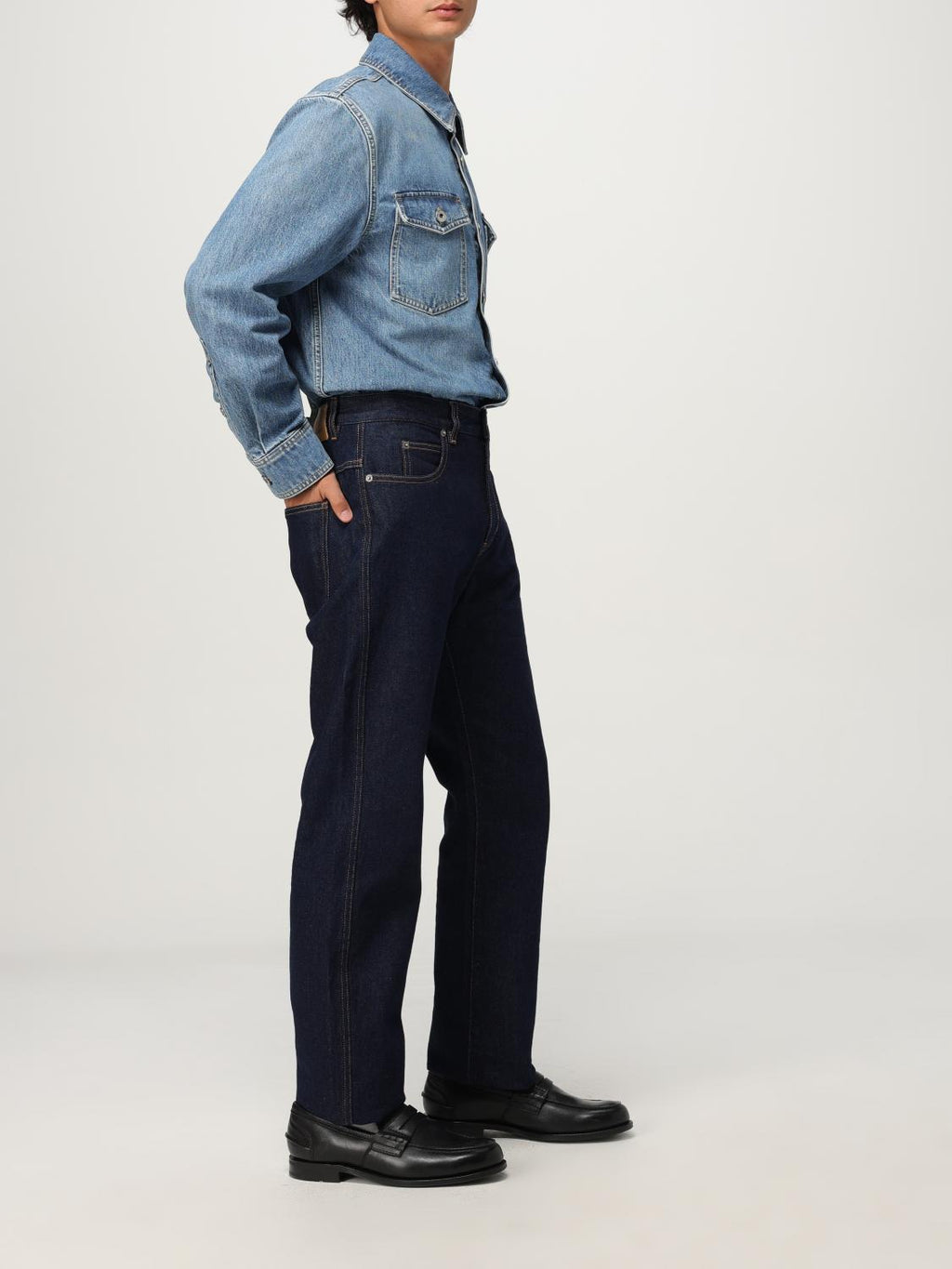 Bottega Veneta Shirt Men Blue
