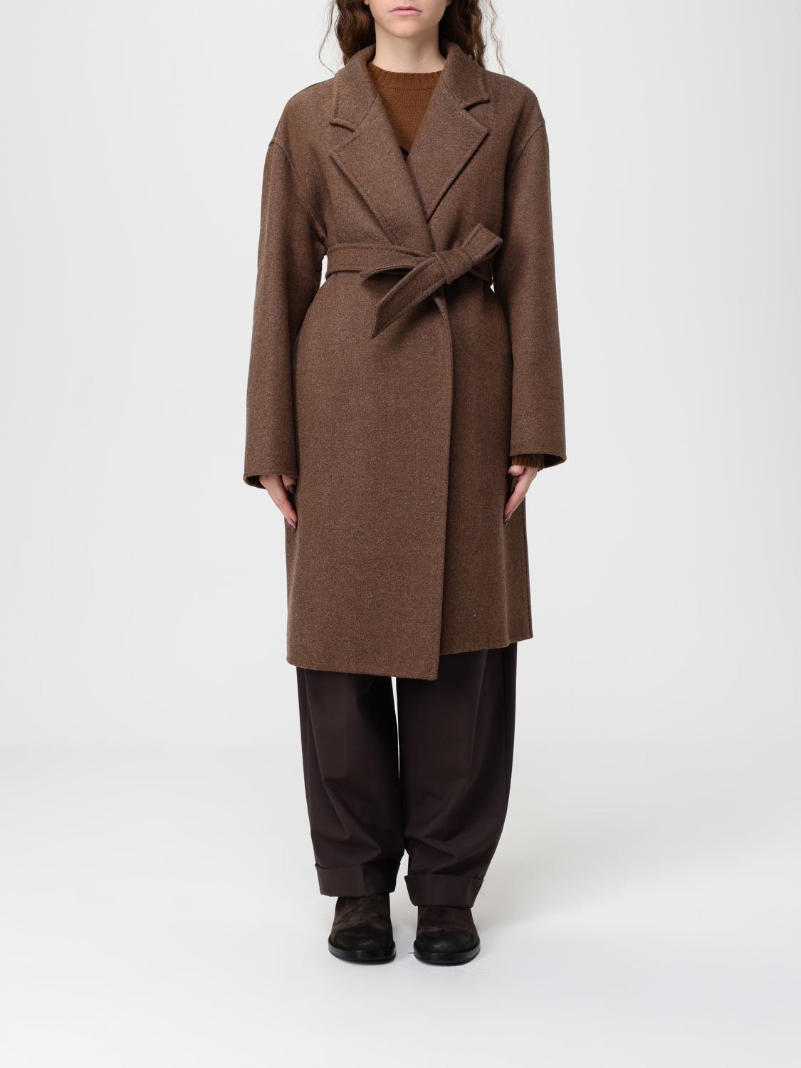 Max Mara Coat Woman Tobacco