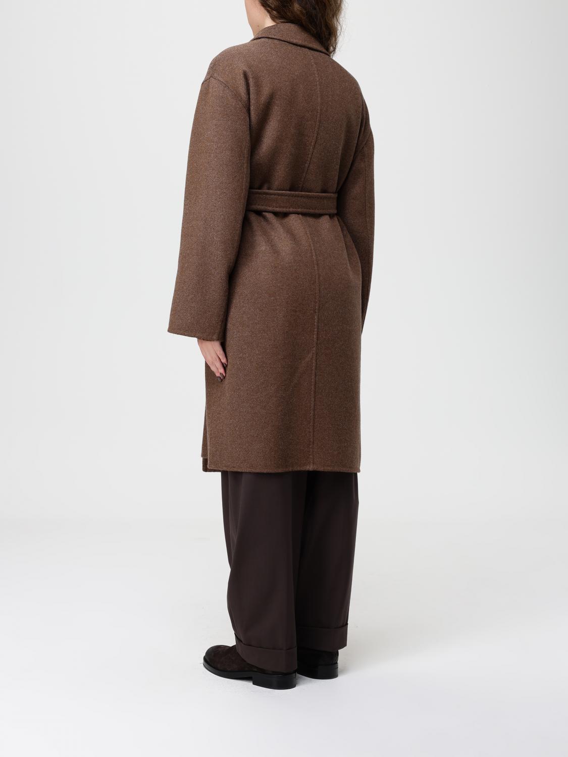 Max Mara Coat Woman Tobacco