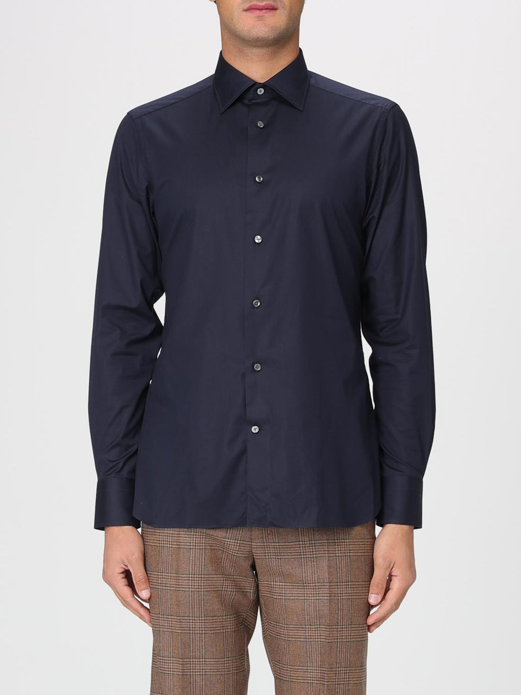 Zegna Shirt Men Blue