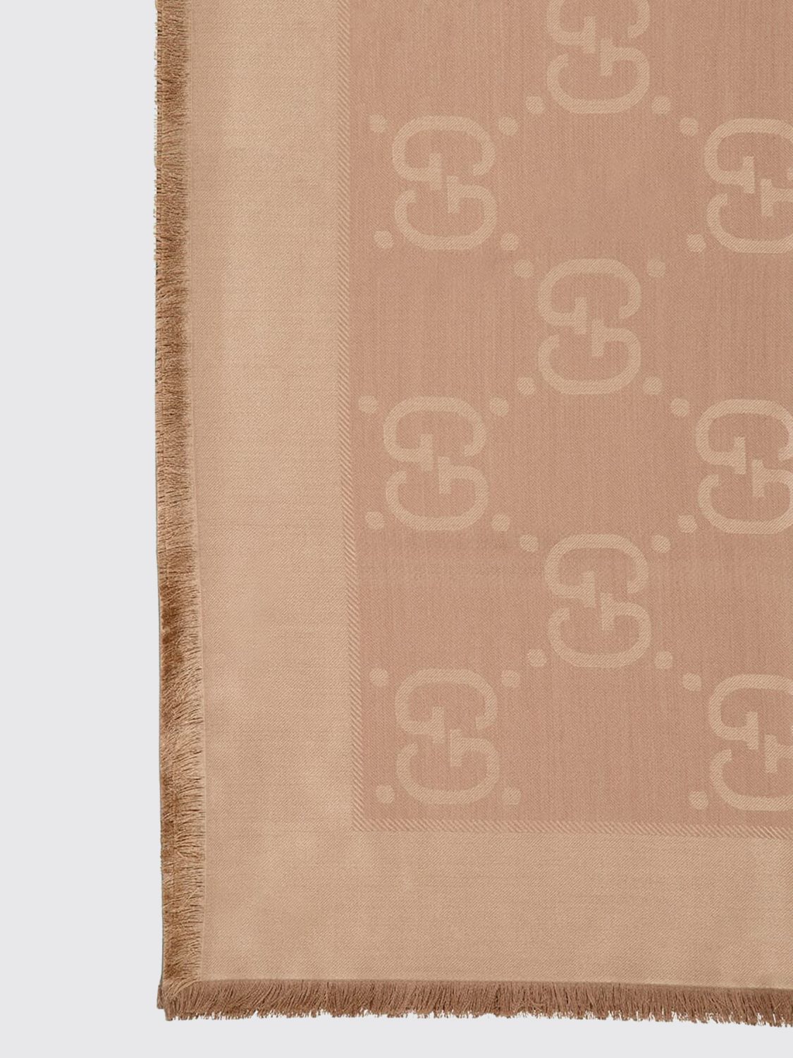 Gucci Scarf Woman Camel