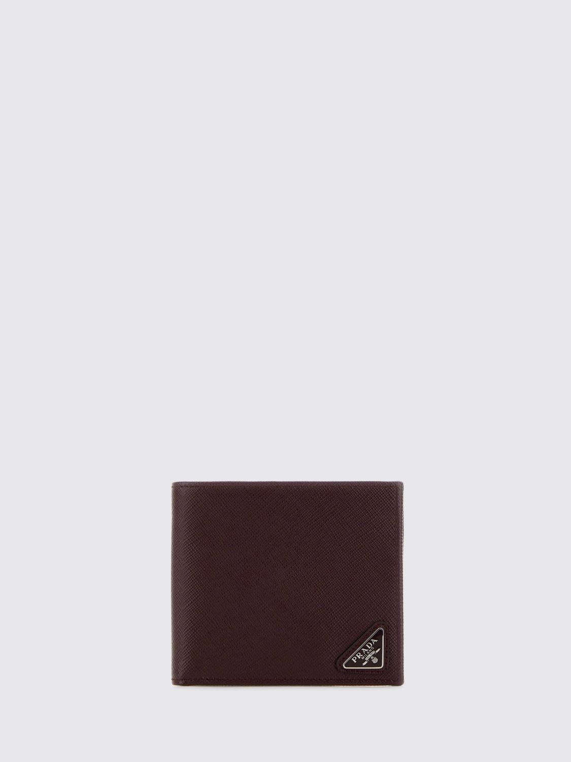 Prada Wallet Men Burgundy