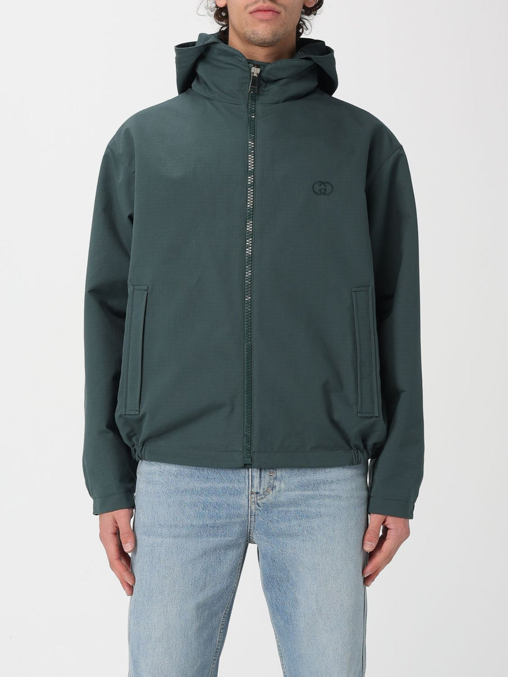 Gucci Jacket Men Petroleum Blue
