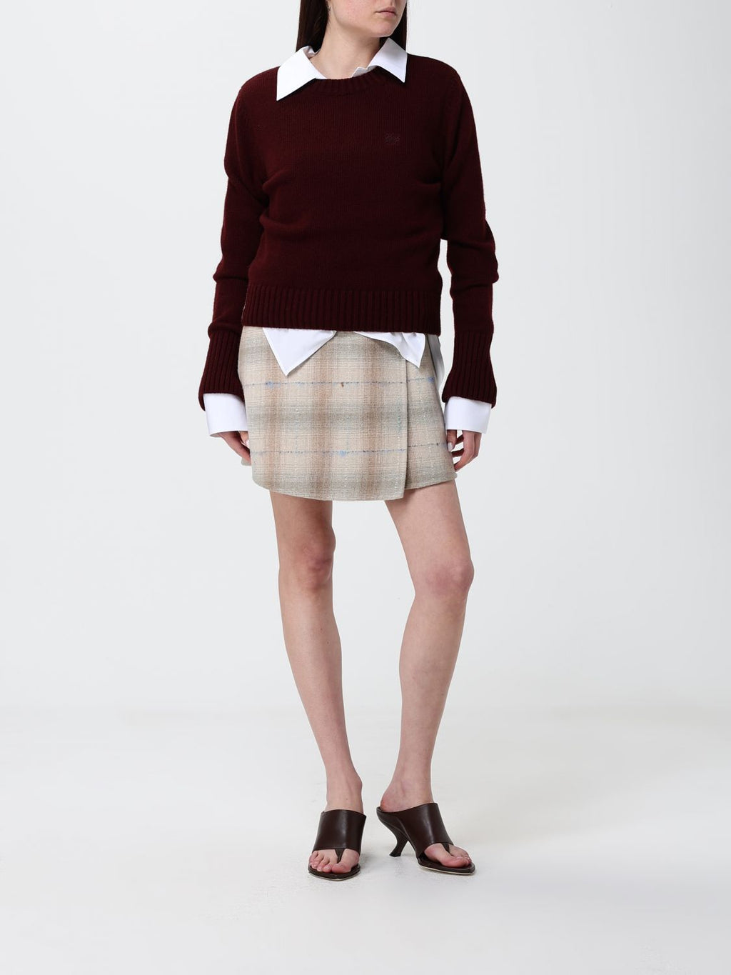Loewe Sweater Woman Burgundy