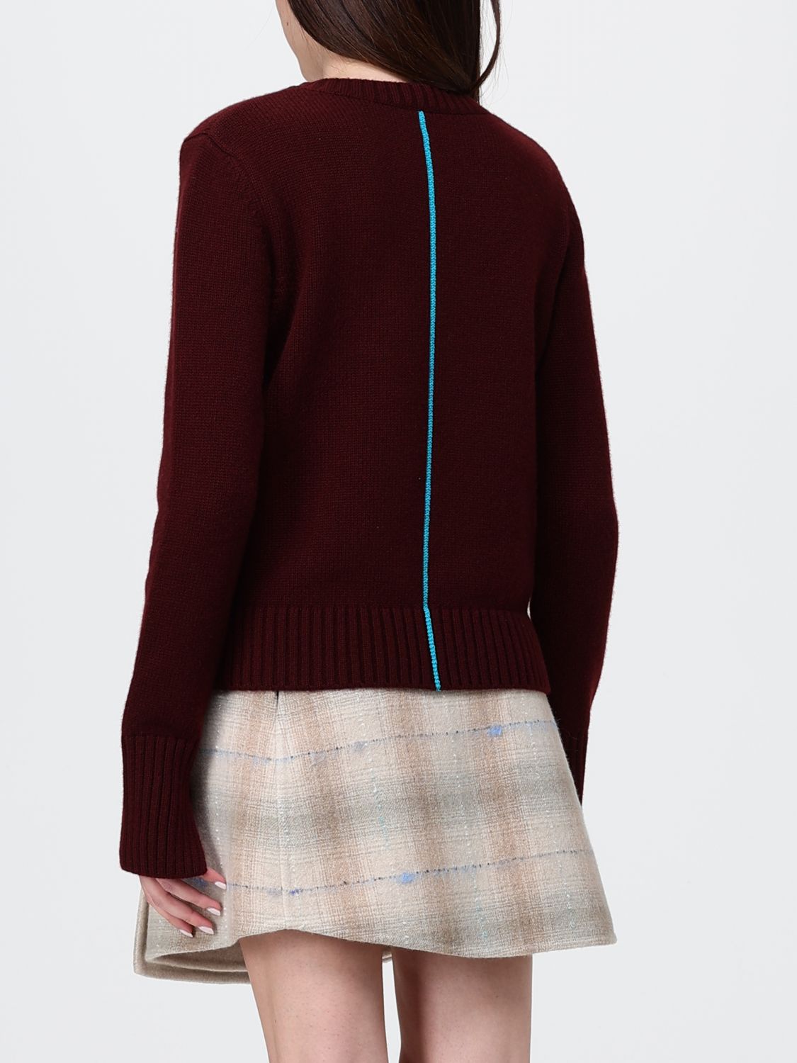 Loewe Sweater Woman Burgundy
