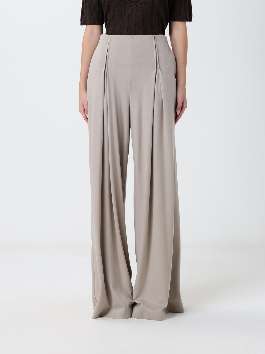 Max Mara Pants Woman Beige