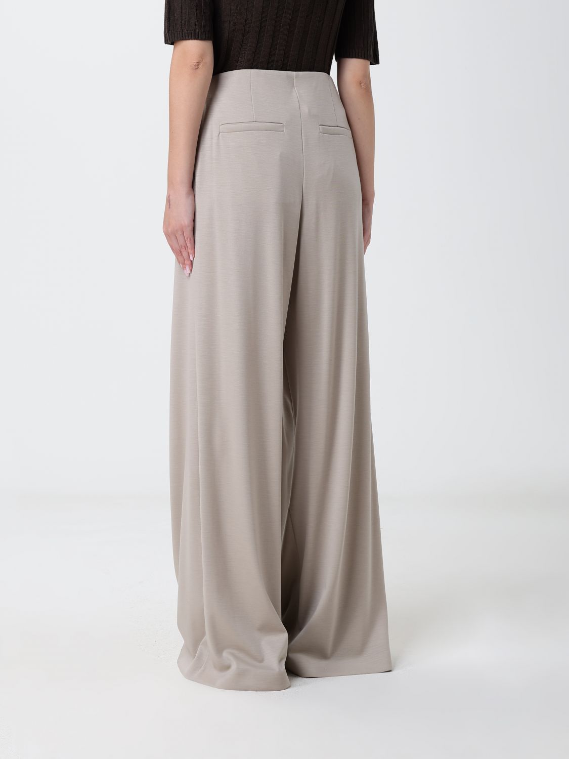 Max Mara Pants Woman Beige