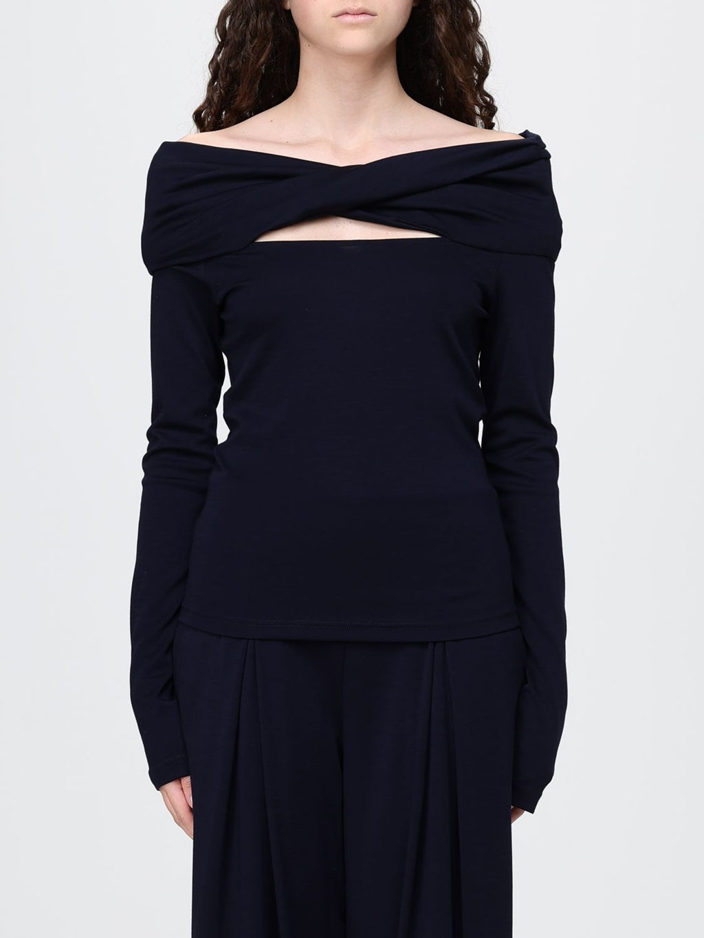 Max Mara Top Woman Navy