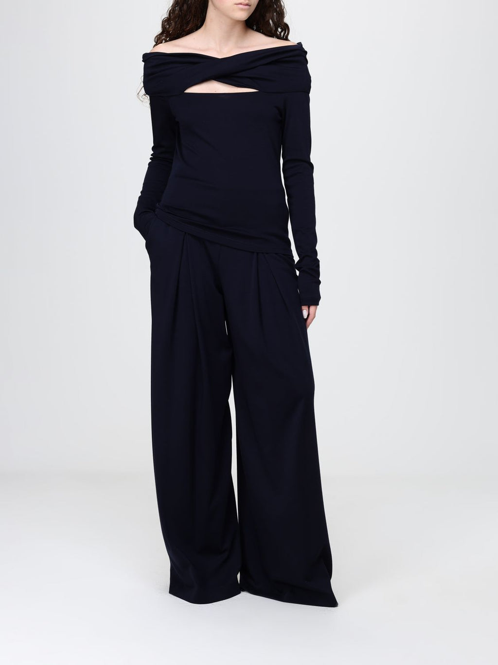 Max Mara Top Woman Navy