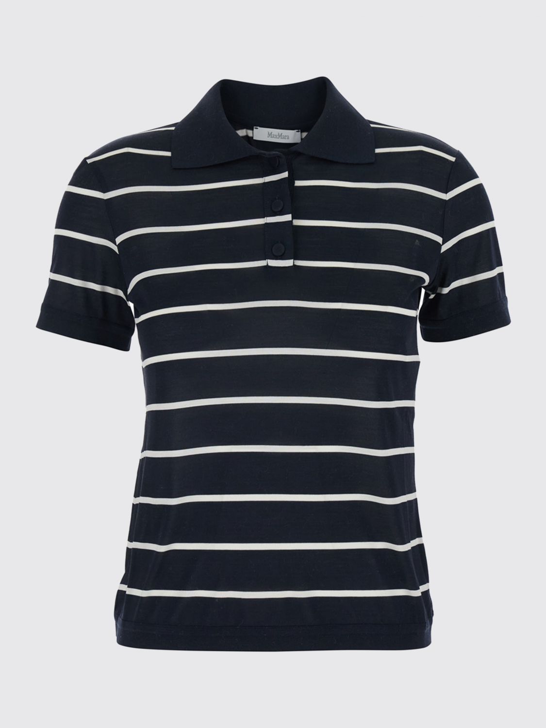 Max Mara Polo Shirt Woman Blue 1