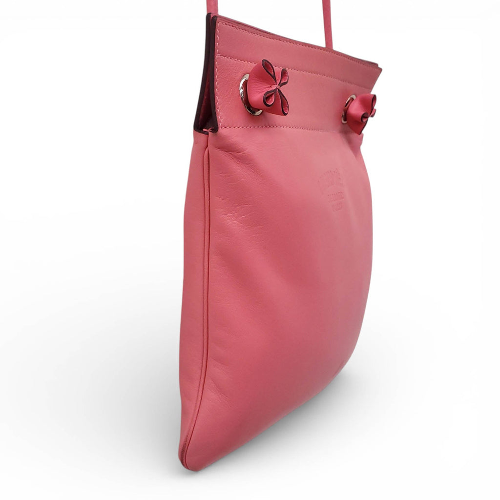 HERMÈS ALINE ROSE AZALEA ROUGE DE COEUR SHIFT BAG
