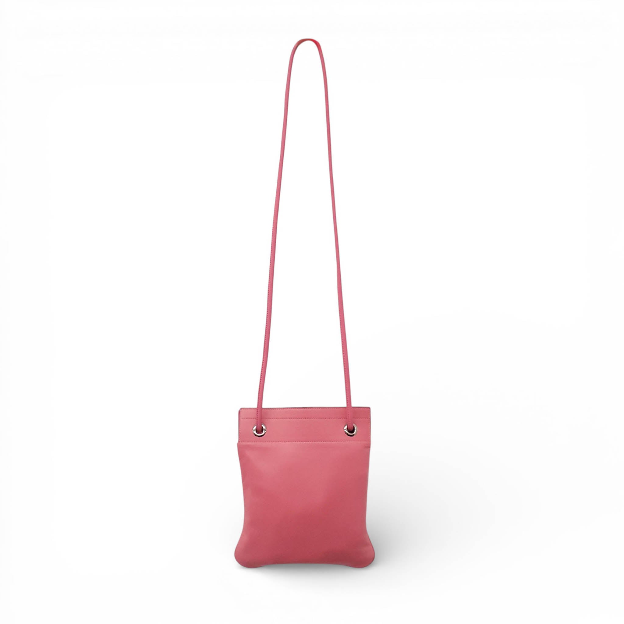 HERMÈS ALINE ROSE AZALEA ROUGE DE COEUR SHIFT BAG