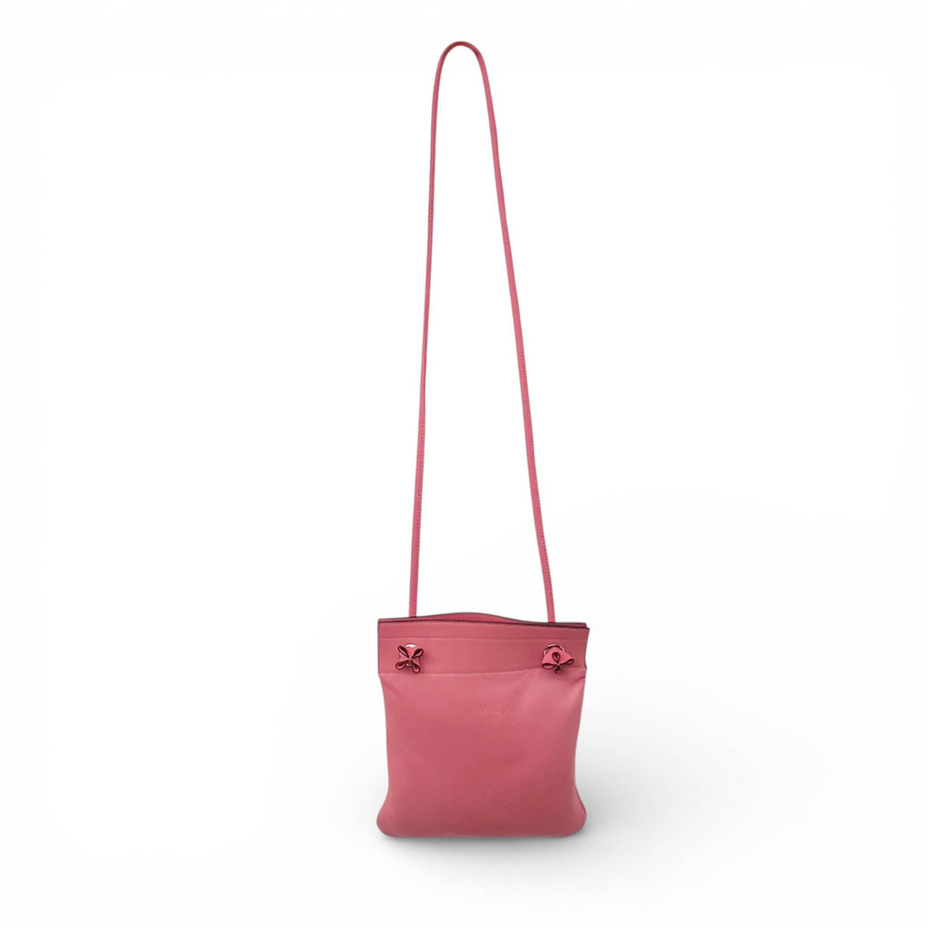 HERMÈS ALINE ROSE AZALEA ROUGE DE COEUR SHIFT BAG