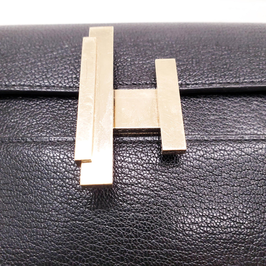 HERMÈS BLACK CINHETIC TO GO WALLET