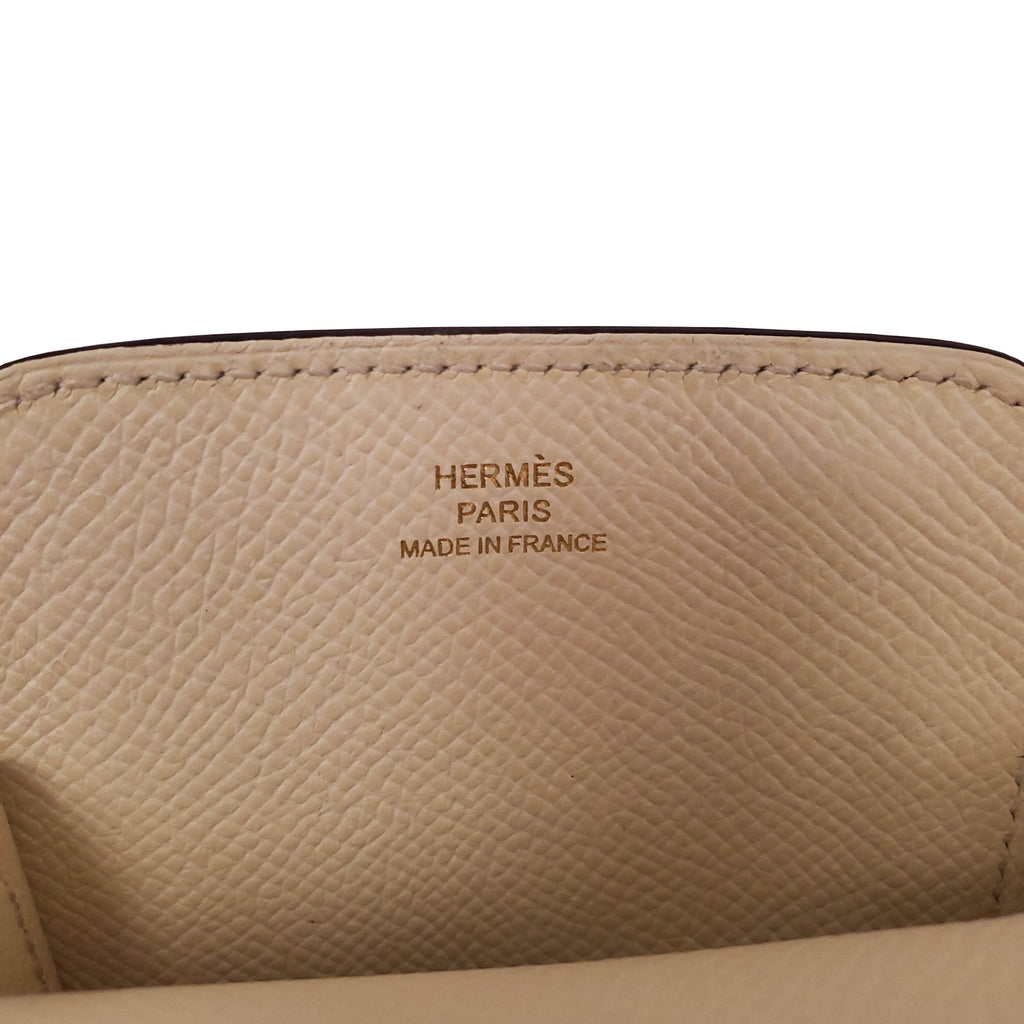 HERMÈS CREAM HERMESWAY PHONE CASE CROSSBODY