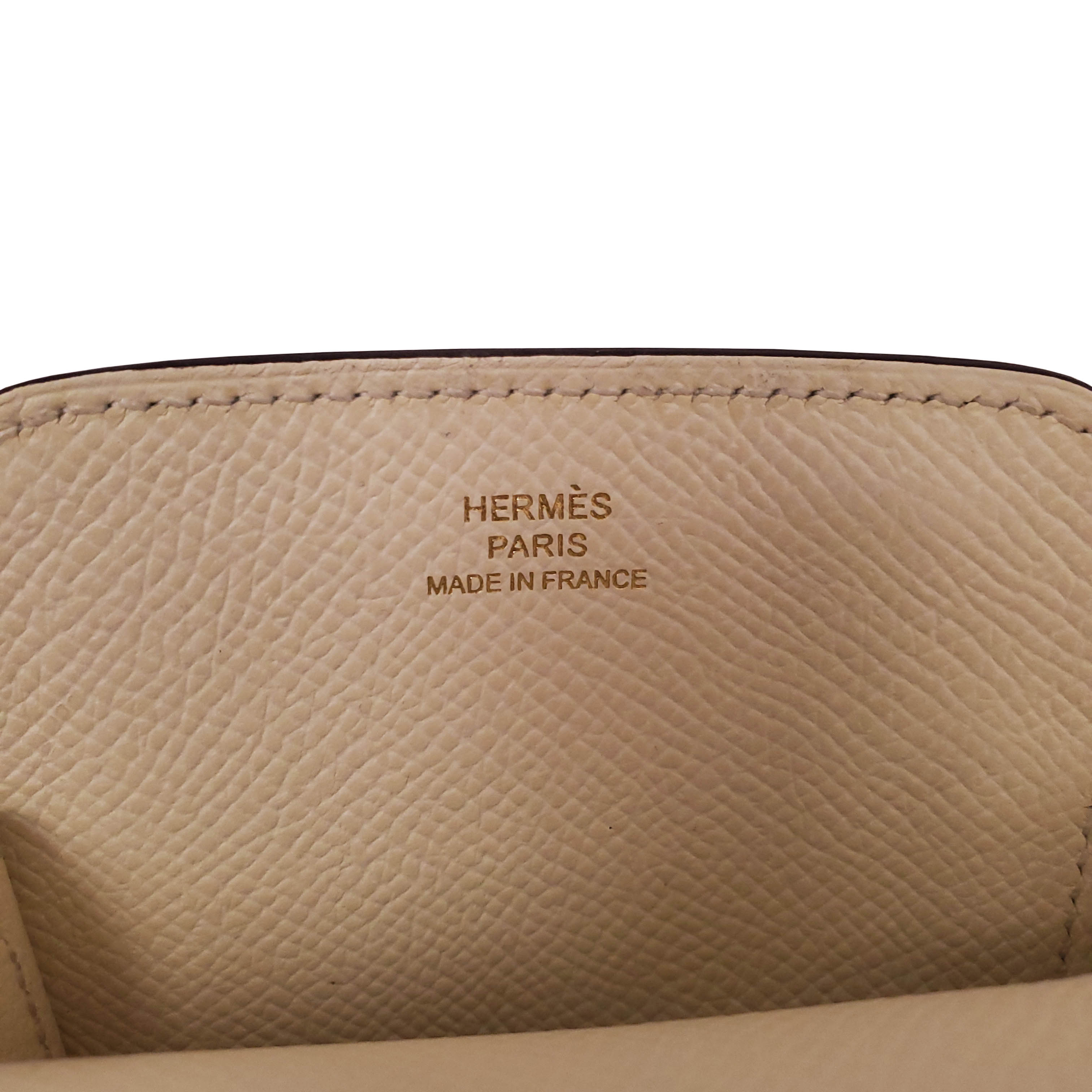 HERMÈS CREAM HERMESWAY PHONE CASE CROSSBODY
