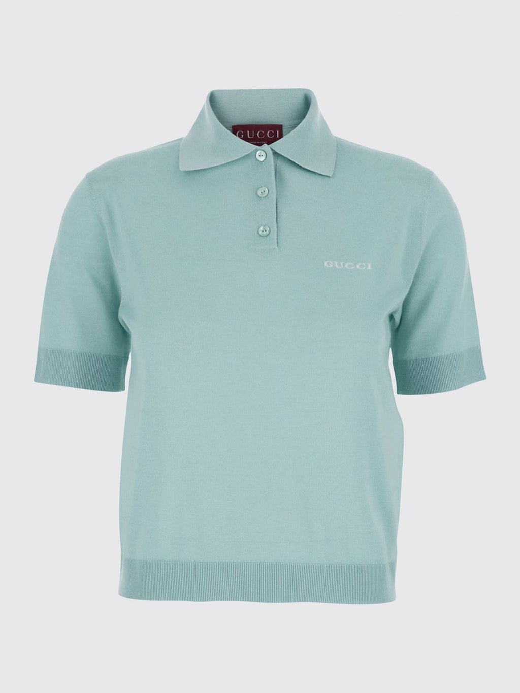Gucci Polo Shirt Woman Gnawed Blue