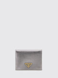 Prada Wallet Woman Silver